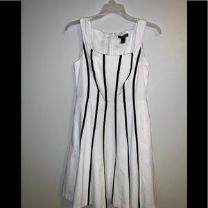 White House/Black Market stripe dress